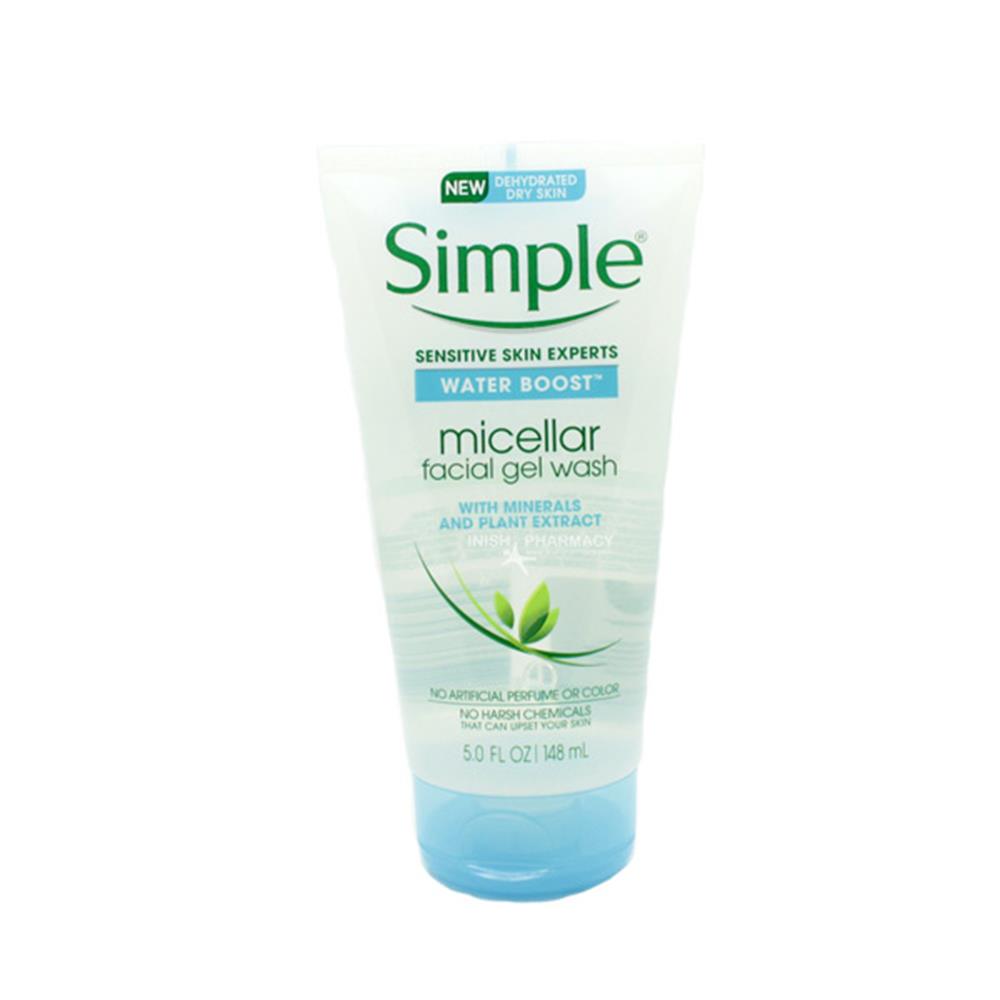 Simple Water Boost Micellar Facial Gel Wash 150ml