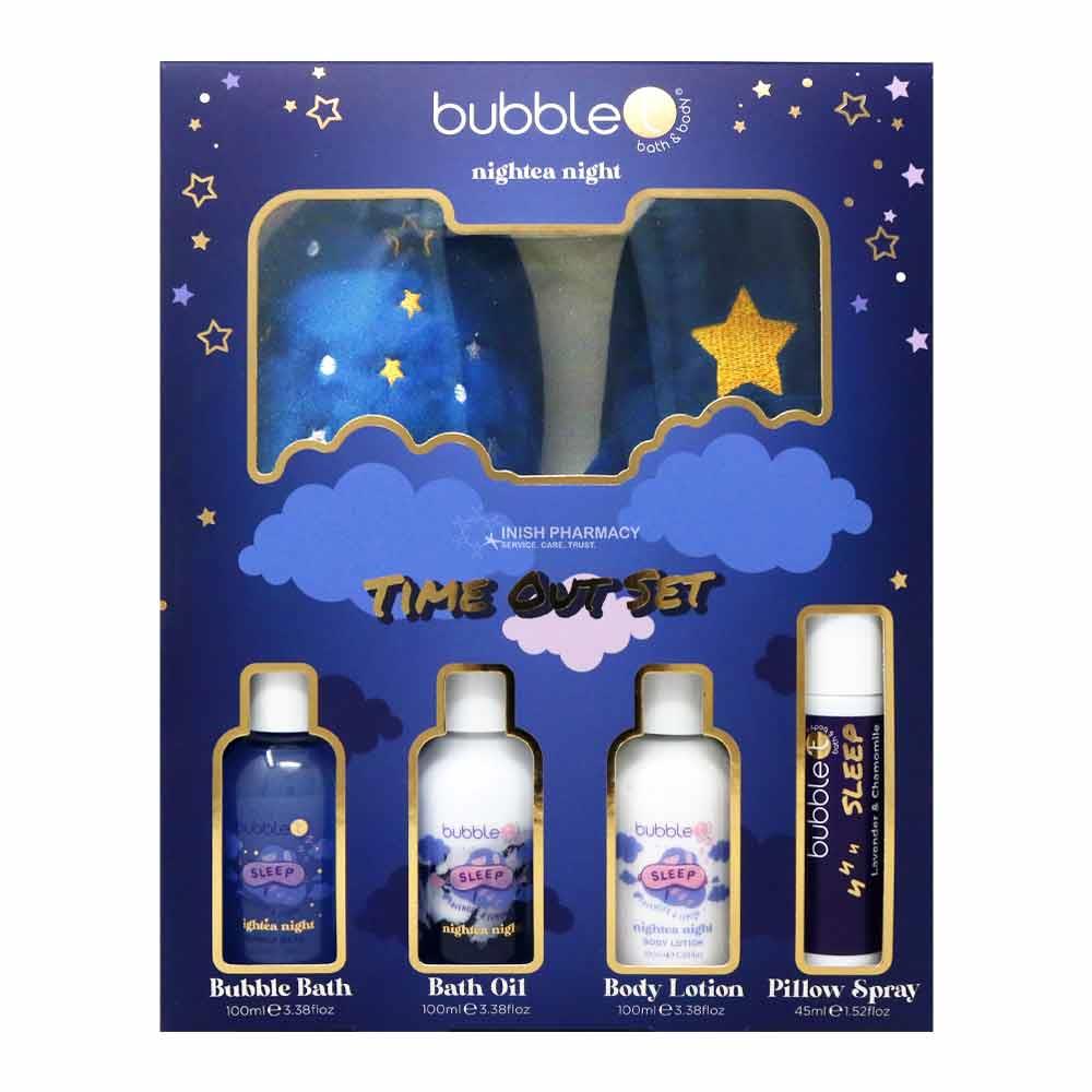 Bubble T Nighty Night Slipper Set