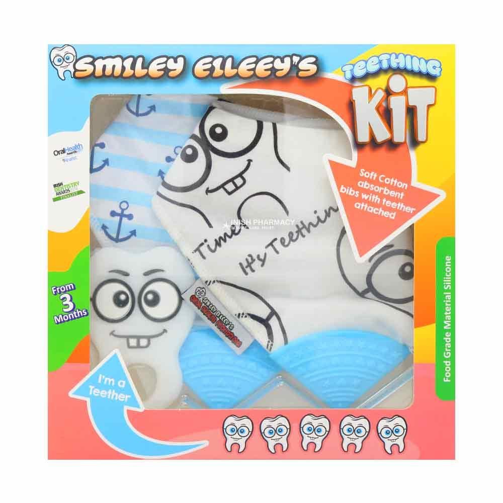 Smiley Eileey's Teething Kit - Its Teething Time - Blue