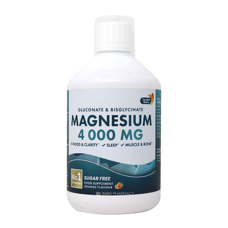 Swedish Nutra Magnesium 4000mg 500ml – magnesium to support muscle function and reduce tiredness