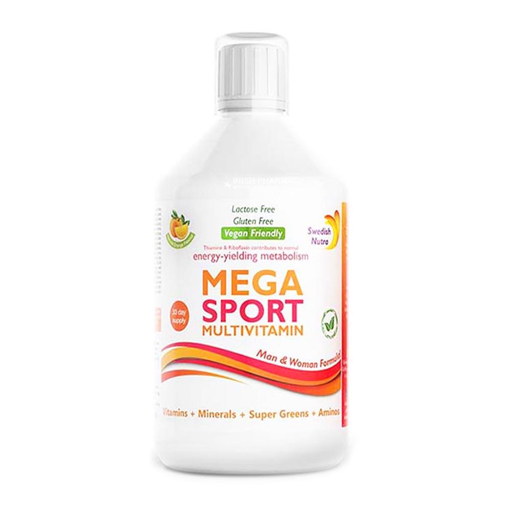 Swedish Nutra Mega Sport Multivitamin 500ml