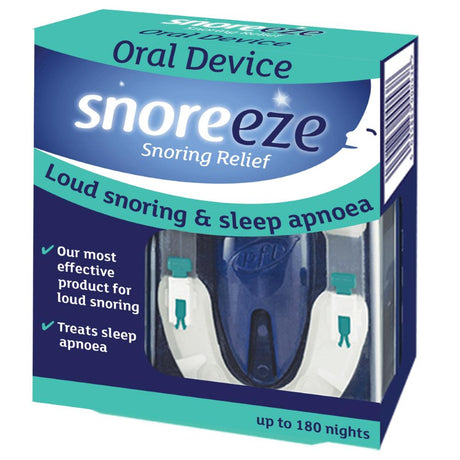 Snoreeze Snoring Relief Oral Device – supports clear breathing and respiratory health