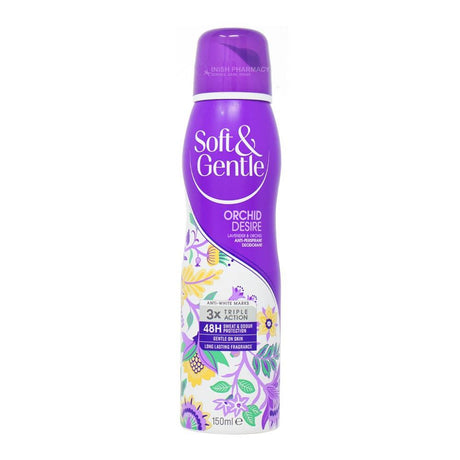 Soft & Gentle 48H Orchid Desire Deodorant 150ml from Softgentle
