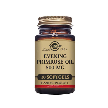 Solgar Evening Primrose Oil 500mg 30 Softgels – evening primrose oil with GLA for hormonal and skin health