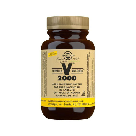 Solgar Formula VM-2000 30 Tablets – vitamins and minerals to support energy and wellbeing