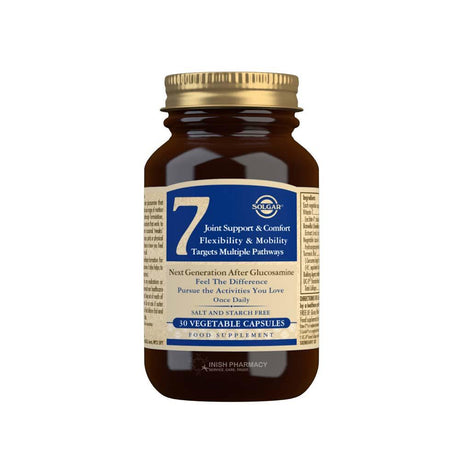 Solgar 7 Joint Support 30 Capsules – for joint mobility and bone strength support