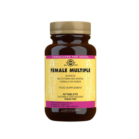 Solgar Female Multiple 60 Tablets – a daily multivitamin for complete nutritional support