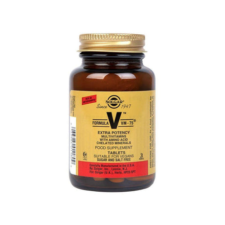 Solgar Formula VM-75 90 Tablets – vitamins and minerals to support energy and wellbeing