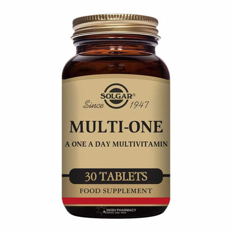 Solgar Multi-One Multivitamin 30 Tablets – a daily multivitamin for complete nutritional support