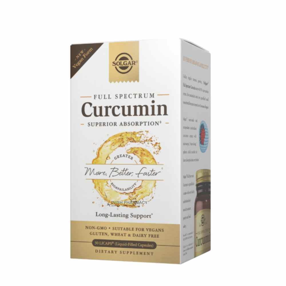Solgar Full Spectrum Curcumin 30 Licaps