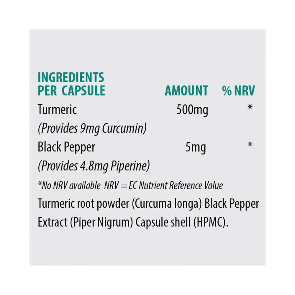 Sona Turmeric with Black Pepper 500mg 120 Capsules