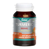Sona Turmeric with Black Pepper 500mg 120 Capsules