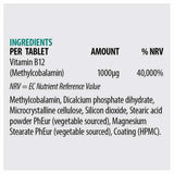 Sona Vitamin B12 - Methylcobalamin 1000μg 60 Tablets
