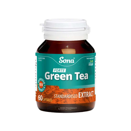 Sona Green Tea Forte 60 Capsules – vitamins and minerals to support energy and wellbeing