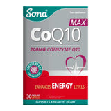 Sona CoQ10 200mg Coenzyme Q10 30 Capsules