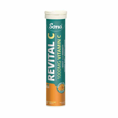 Sona Revital C 1000mg Vitamin C Effervescent Tablets – vitamin C to support a healthy immune system