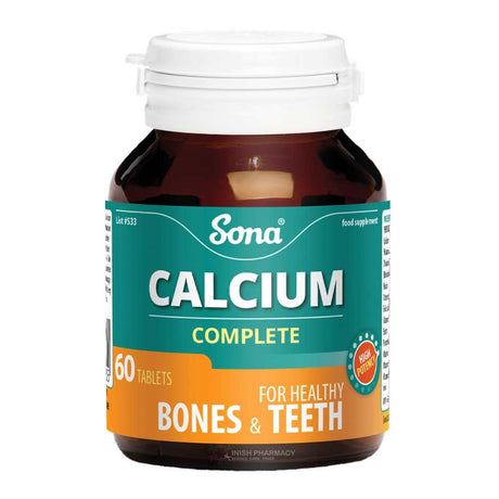 Sona Calcium Complete 60 Tablets – calcium for strong bones and healthy teeth