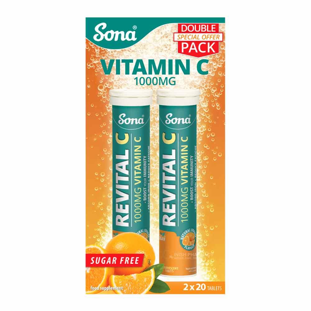 Sona Revital C 1000mg Vitamin C Twin Pack