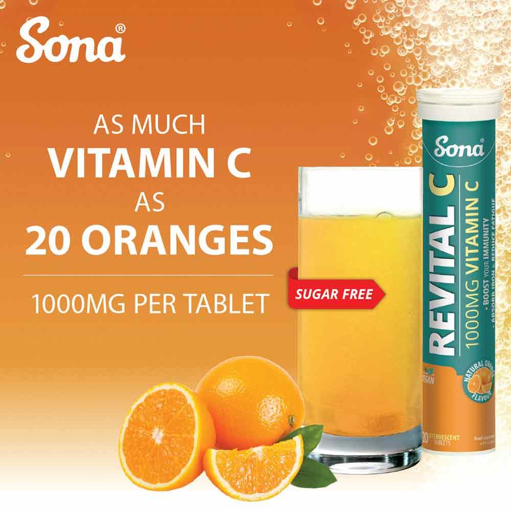 Sona Revital C 1000mg Vitamin C Twin Pack