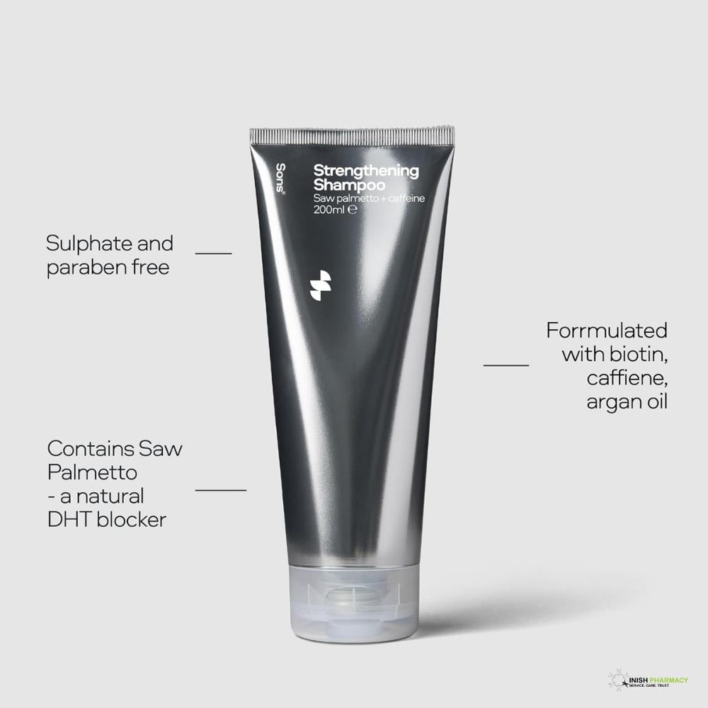 Sons Saw Palmetto & Caffeine Strengthening Hair Loss Shampoo 200ml