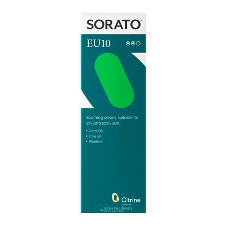 Sorato EU10 Urea Cream For Dry Skin and Psoriasis 200ml – soothes and protects eczema-prone skin