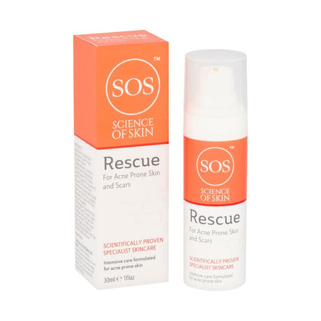 Science of Skin Rescue For Acne Prone Skin & Scars 30ml – helps clear and prevent acne breakouts