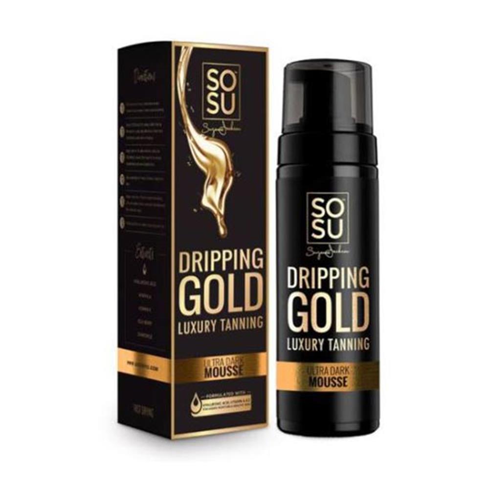 SOSU Dripping Gold Luxury Tanning Mousse Ultra Dark 150ml
