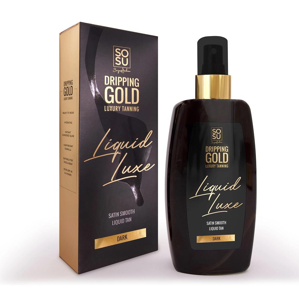 SOSU Dripping Gold Luxury Tanning Liquid Luxe Dark 150ml