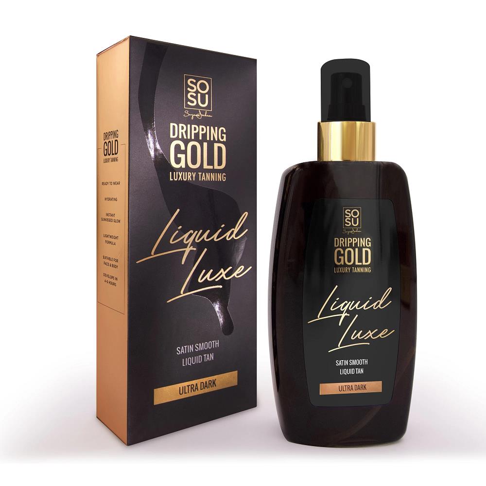 SOSU Dripping Gold Luxury Tanning Liquid Luxe Ultra Dark 150ml