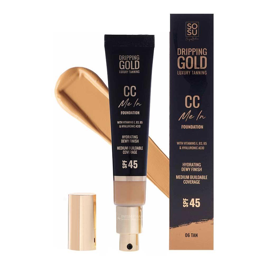 SOSU Dripping Gold CC Me In Foundation 06 Tan