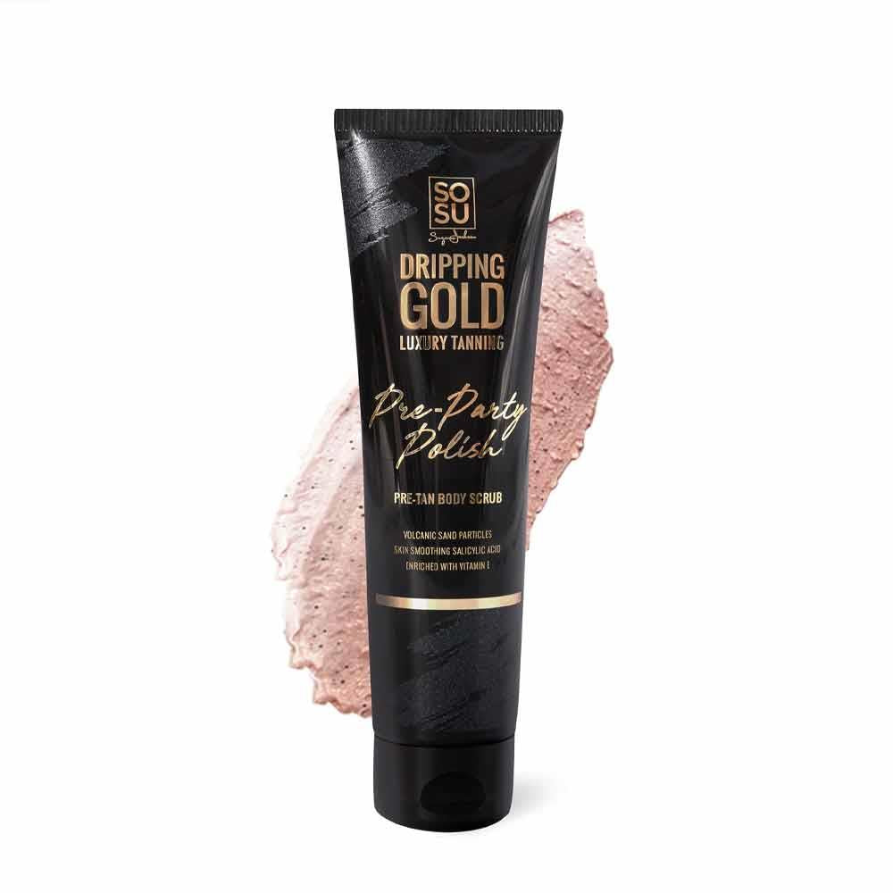SOSU Dripping Gold Pre Party Polish Body Scrub 150ml