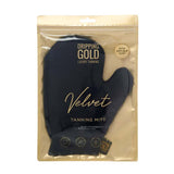 SOSU Dripping Gold Velvet Back Tan Mitt