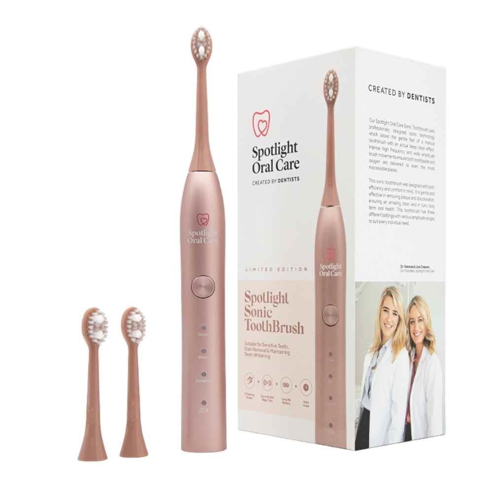 Spotlight Oral Care Limited Edition Sonic Electric Toothbrush - Rose Gold