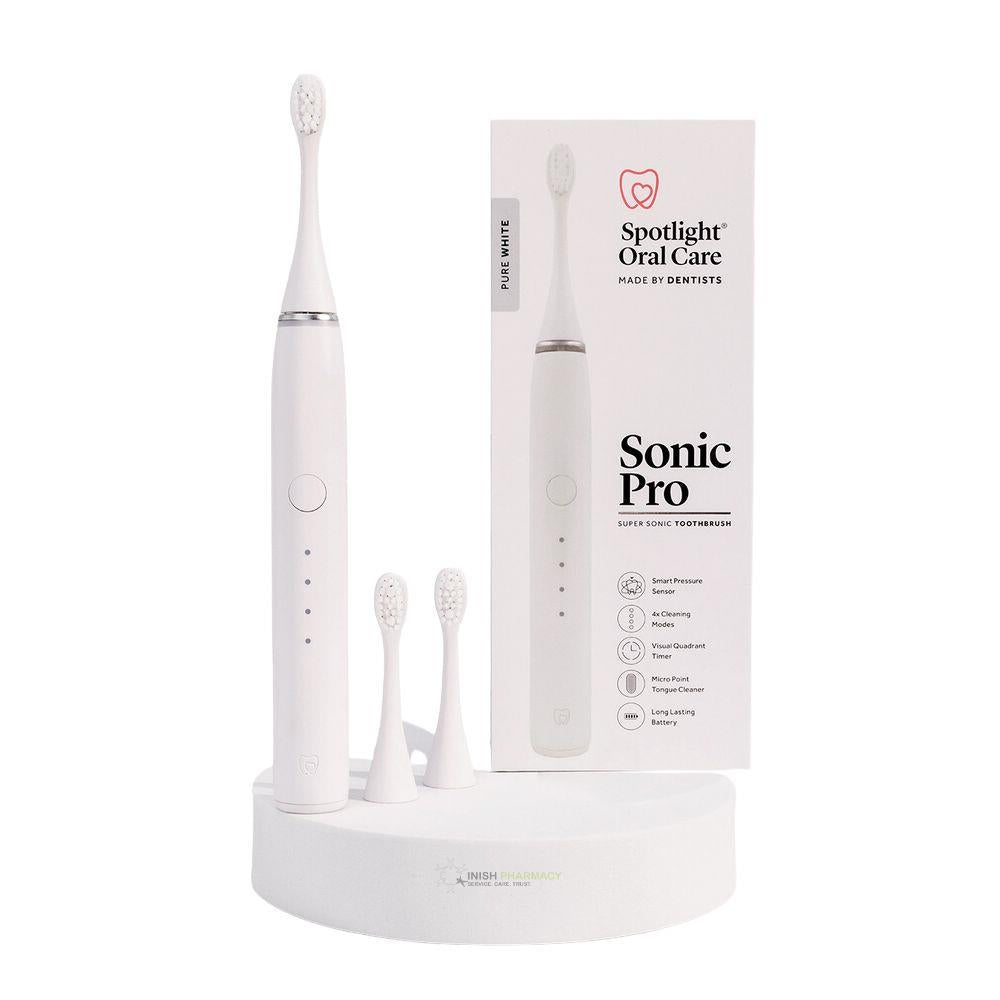 Spotlight Oral Care Sonic Pro Electric Toothbrush - White