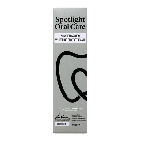 Spotlight Oral Care Advanced Action Whitening Pro Toothpaste 100ml – whitens teeth for a brighter smile