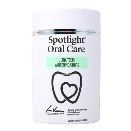 Spotlight Oral Care Ultra Teeth Whitening Strips 14 Days – whitens teeth for a brighter smile