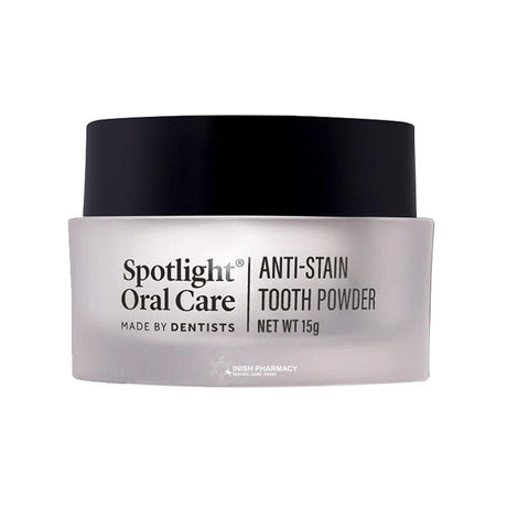 Spotlight Oral Care Anti-Stain Teeth Powder – whitens teeth for a brighter smile