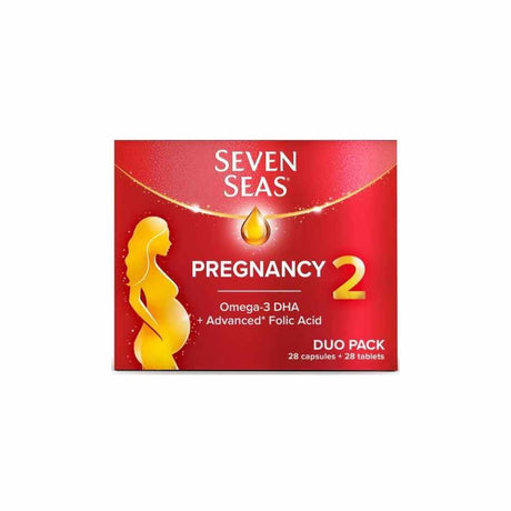 Seven Seas Pregnancy 2 Duo Pack 28 Capsules + 28 Tablets – to support a healthy pregnancy