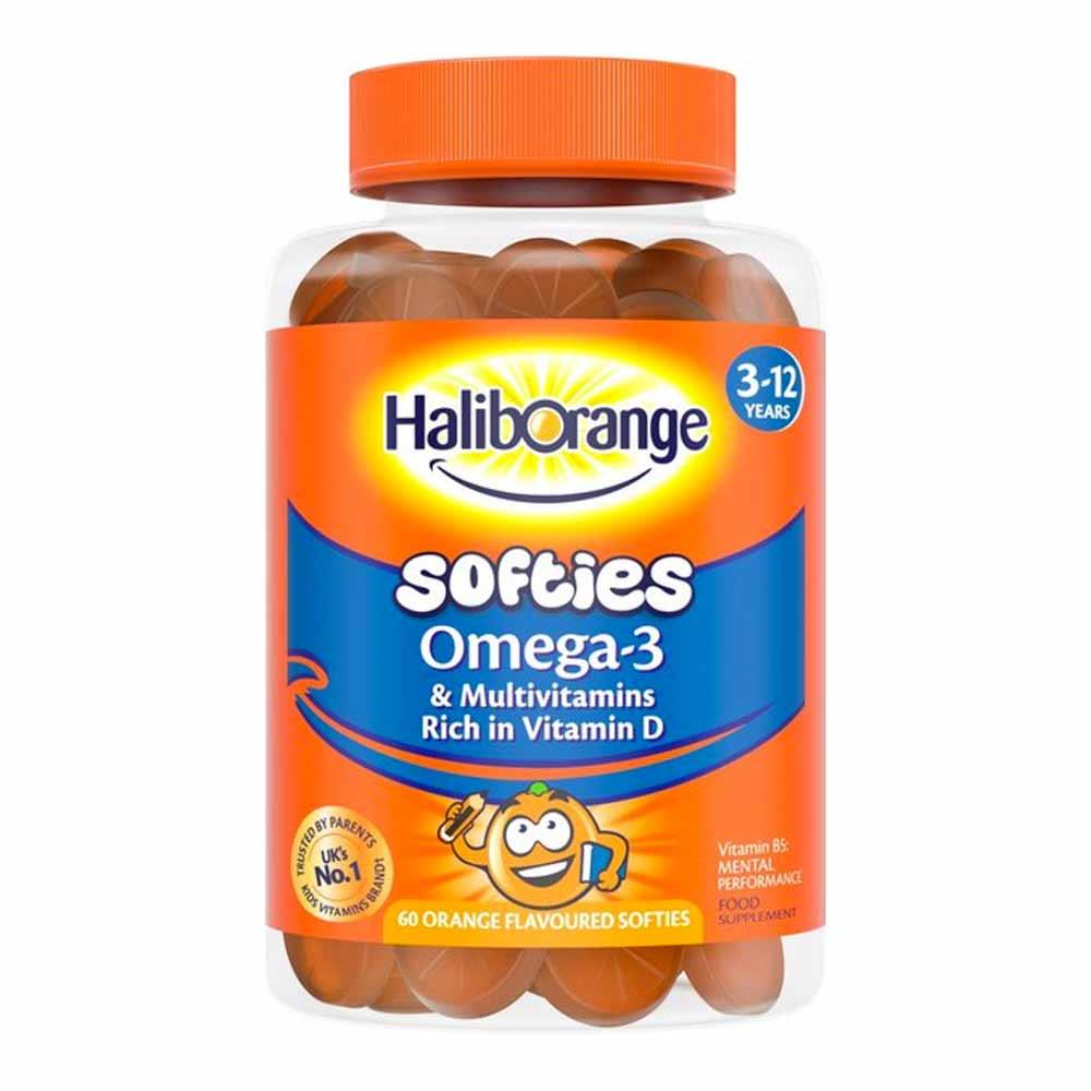 Seven Seas Haliborange Omega 3 & Multivitamins Orange Softies 60 Pack