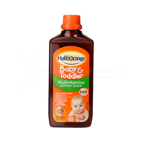 Seven Seas HalibOrange Baby & Toddler Multivitamins 250ml – a daily multivitamin for complete nutritional support