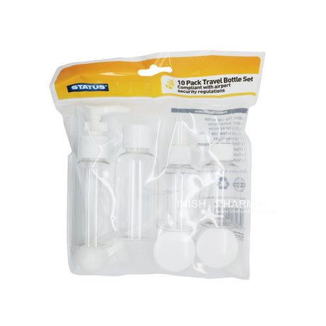 Status 10 Pack Travel Bottle Set – relieves nausea and travel sickness