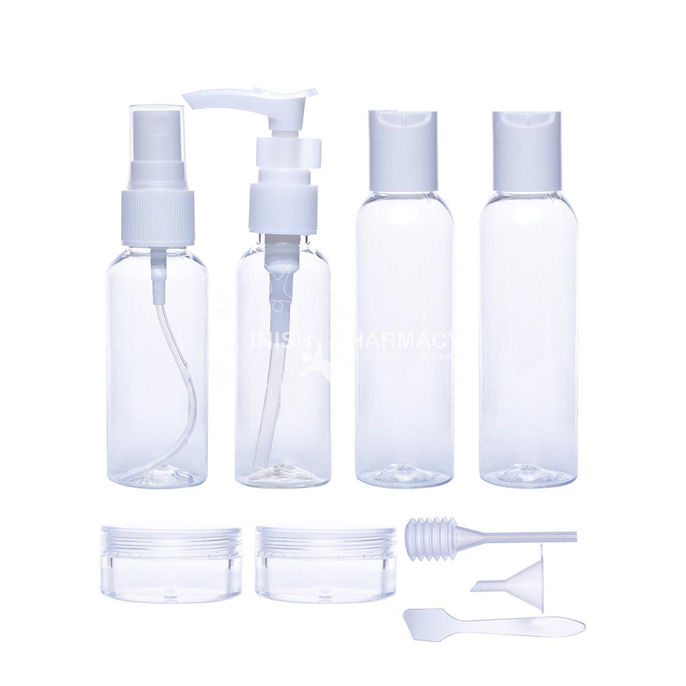 Status 10 Pack Travel Bottle Set