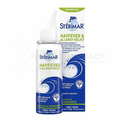 Sterimar Hayfever & Allergy Relief Isotonic Nasal Spray 50ml – provides targeted hayfever and allergy relief