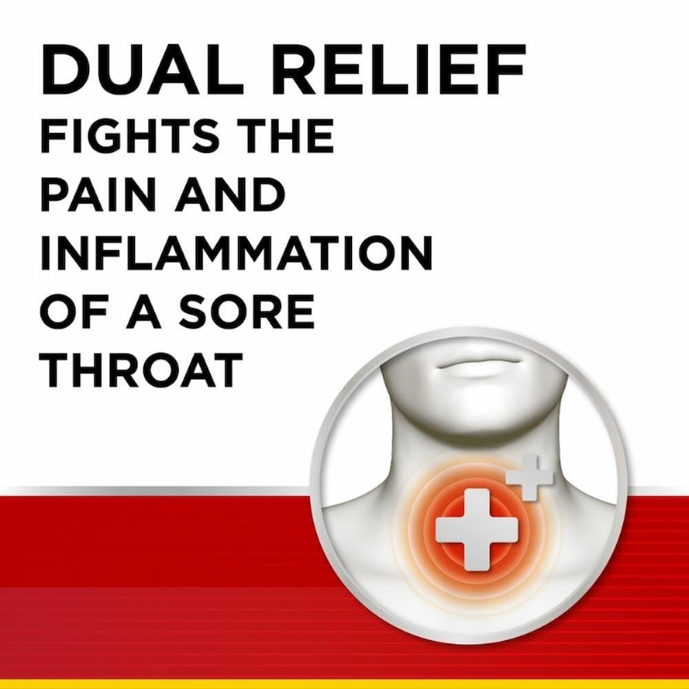 Strepsils Intensive Orange Flurbiprofen Sugar Free Lozenges 16 Pack