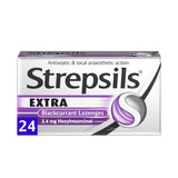 Strepsils Extra Blackcurrant Lozenges 24 Pack