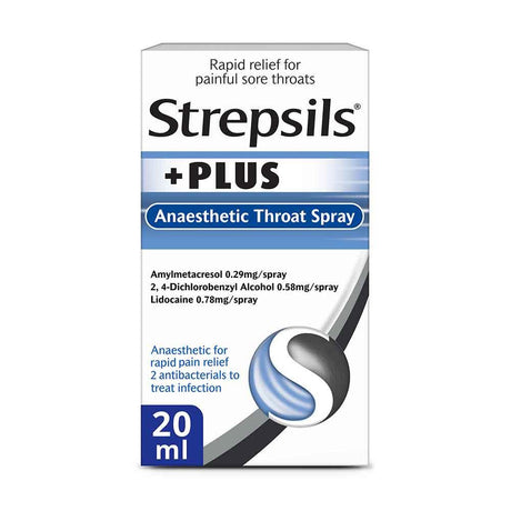 Strepsils Plus Throat Spray 20ml – for sore throat