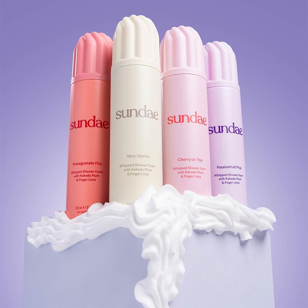 Sundae Whipped Shower Foam Pomegranate Fizz 265ml
