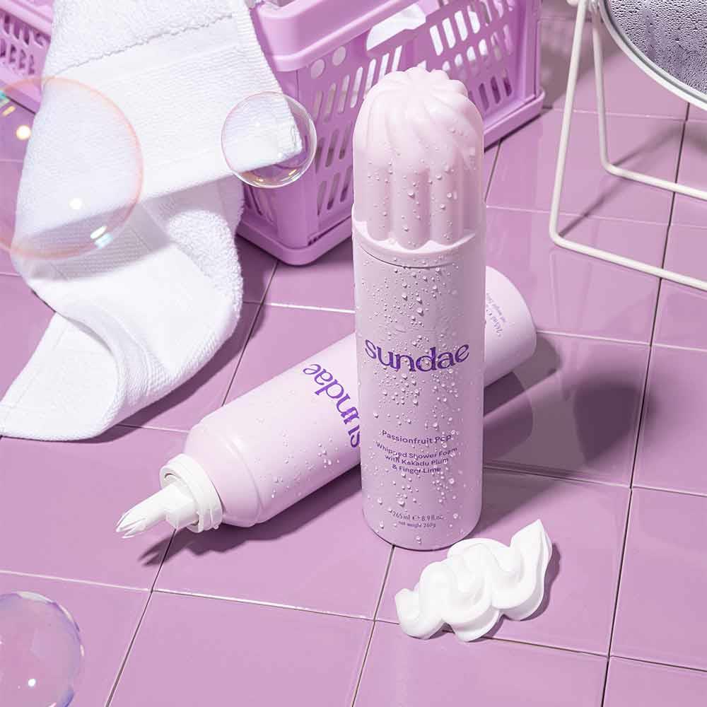 Sundae Whipped Shower Foam Passionfruit Pop 265ml