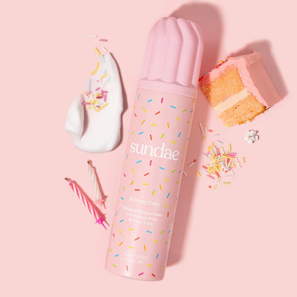 Sundae Whipped Shower Foam Birthday Cake 265ml