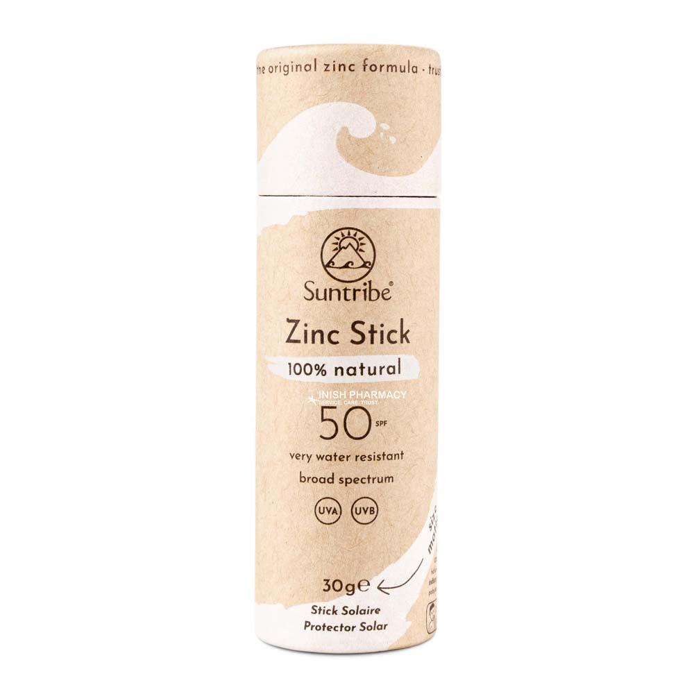 Suntribe Zinc Stick 100% Natural SPF50 - Original White